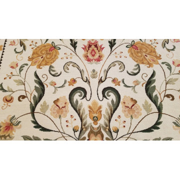 6 x 9 Hand woven French Aubusson Portuguese Needle point 100% wool Area rug 20042 Montaage Inc. image 2