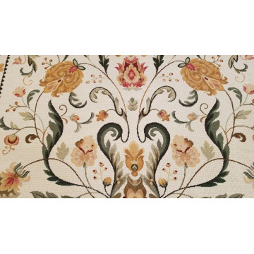 6 x 9 Hand woven French Aubusson Portuguese Needle point 100% wool Area rug 20042 Montaage Inc. image 4