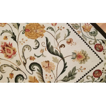 6 x 9 Hand woven French Aubusson Portuguese Needle point 100% wool Area rug 20042 Montaage Inc. image 5