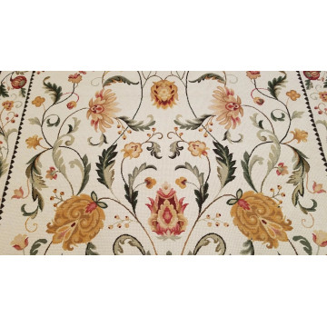 6 x 9 Hand woven French Aubusson Portuguese Needle point 100% wool Area rug 20042 Montaage Inc. image 6