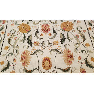 6 x 9 Hand woven French Aubusson Portuguese Needle point 100% wool Area rug 20042 Montaage Inc. image 8