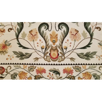 6 x 9 Hand woven French Aubusson Portuguese Needle point 100% wool Area rug 20042 Montaage Inc. image 3