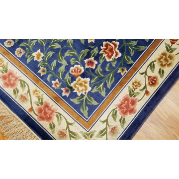 Royal Blue / Blue Traditional Floral Area Rug product image image 10