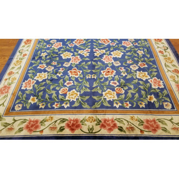 Royal Blue / Blue Traditional Floral Area Rug product image image 2