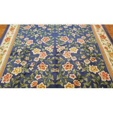 Royal Blue / Blue Traditional Floral Area Rug product image image 3