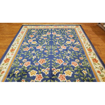 Royal Blue / Blue Traditional Floral Area Rug product image image 4