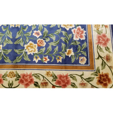 Royal Blue / Blue Traditional Floral Area Rug product image image 5