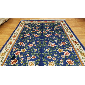 Royal Blue / Blue Traditional Floral Area Rug product image image 7