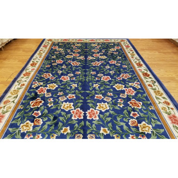 Royal Blue / Blue Traditional Floral Area Rug product image image 9