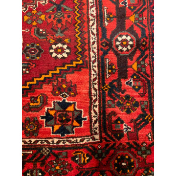 4.6 X 6.7 ft Vintage Tribal Rust Hand Knotted 100% Wool Vegetable Dye Rug 80706 Montaage Inc. image 6