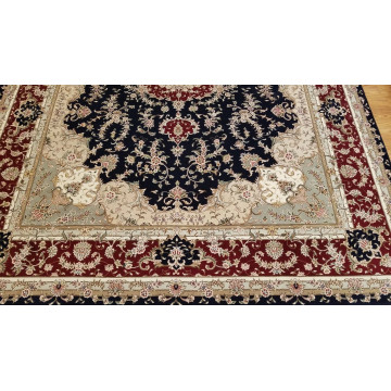 9' x 12' Hand Knotted 280 KPSI Masterpiece  Wool & Silk Oriental Area Rug 160238 Montaage Inc. image 8