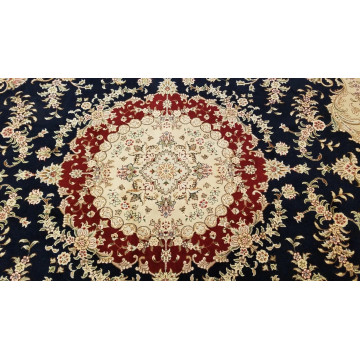 9' x 12' Hand Knotted 280 KPSI Masterpiece  Wool & Silk Oriental Area Rug 160238 Montaage Inc. image 2
