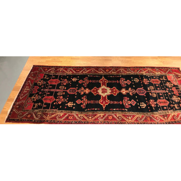 5 x 14  Runner  Antique Semi Geometric Malayer Hand Knotted Wool Vegetable Dye 200845 Montaage Inc. image 6