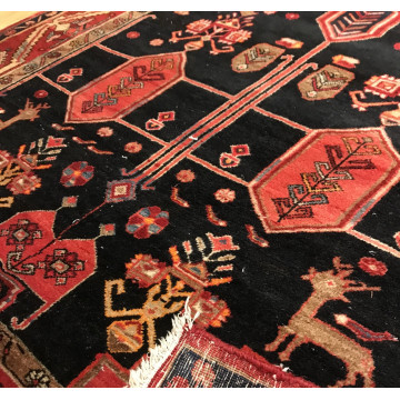 5 x 14  Runner  Antique Semi Geometric Malayer Hand Knotted Wool Vegetable Dye 200845 Montaage Inc. image 2