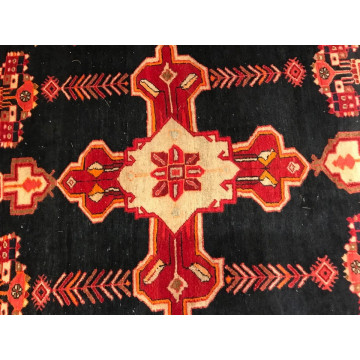 5 x 14  Runner  Antique Semi Geometric Malayer Hand Knotted Wool Vegetable Dye 200845 Montaage Inc. image 3