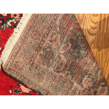 4.1 x 6.6 Vintage Tribal Medallion Red 100% Wool Vegetable Dye Rug 411155 Montaage Inc. image 5
