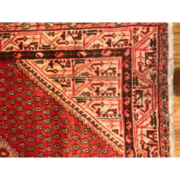 4.4 x6.8 Vintage Tribal 100% Wool Hand Knotted Vegetable Dye Area Rug 412222 Montaage Inc. image 6