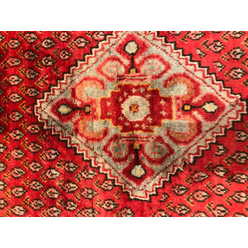 4.4 x6.8 Vintage Tribal 100% Wool Hand Knotted Vegetable Dye Area Rug 412222 Montaage Inc. image 7