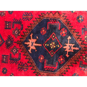 4 x 6.4 Vintage Tribal 100% Wool Hand Knotted Vegetable Dye Area Rug 413184 Montaage Inc. image 7