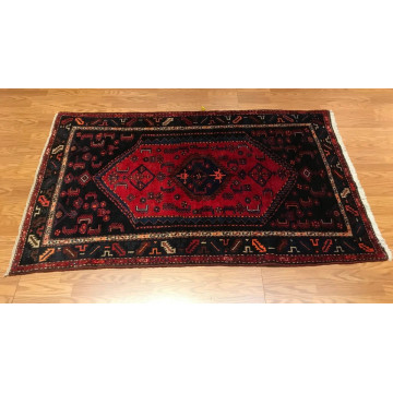 4 x 6.4 Vintage Tribal 100% Wool Hand Knotted Vegetable Dye Area Rug 413184 Montaage Inc. image 3