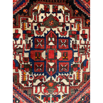4.4 X 6 Vintage Tribal Dusty Rose Hand Knotted 100% Wool Vegetable Dye Rug 413940 Montaage Inc. image 6