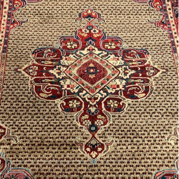 6.10 x 11 Vintage Hand Knotted 100% Wool Vegetable Dye Area Rug 413958 Montaage Inc. image 3