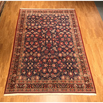 6.7 x 9.8 Vintage 100% Wool Hand Knotted Area Rug 413961 Montaage Inc. image 1