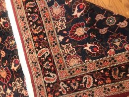 6.7 x 9.8 Vintage 100% Wool Hand Knotted Area Rug 413961 Montaage Inc. image 5