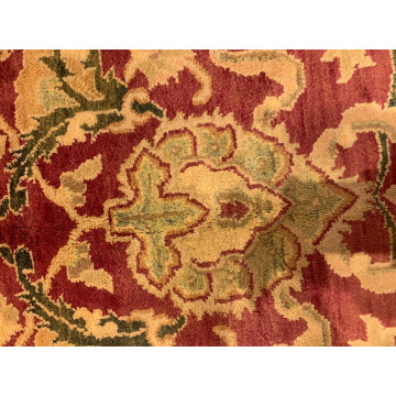 8 x 10 Antique Reproduction Hand Knotted 100% Wool Area Rug