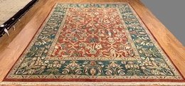8 x 10 New Hand Knotted 100% Wool Area Rug 414387 Montaage Inc. image 2