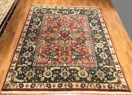 8 x 10 New Hand Knotted 100% Wool Area Rug 414402 Montaage Inc. image 1