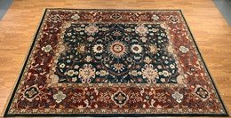 8 x 10 New Hand Knotted 100% Wool Area Rug 414569 Montaage Inc. image 4