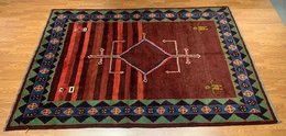 7.2 x 10.1 Vintage Hand Knotted 100% Wool Vegetable Dye Area Rug 414622 Montaage Inc. image 2