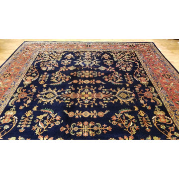 8 x 10 Stunning Beautiful fine Quality Indo Sarouk Hand Knotted Wool Rug 414873 Montaage Inc. image 2