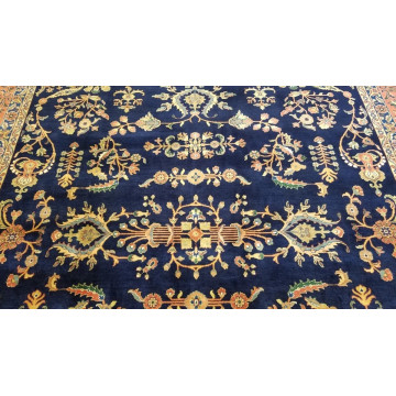 8 x 10 Stunning Beautiful fine Quality Indo Sarouk Hand Knotted Wool Rug 414873 Montaage Inc. image 5