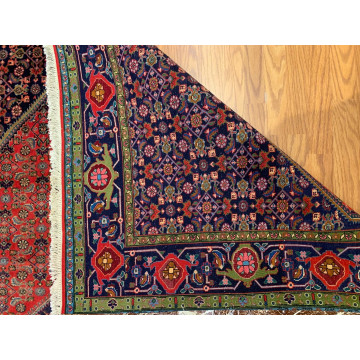 7 x 9.7  Vintage Hand Knotted 100% Wool Vegetable Dye Area Rug 415096 Montaage Inc. image 7