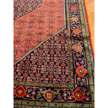 7 x 9.7  Vintage Hand Knotted 100% Wool Vegetable Dye Area Rug 415096 Montaage Inc. image 2