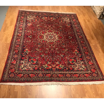 6.8 x 9.10  Vintage 100% Wool Hand Knotted Area Rug 415097 Montaage Inc. image 3