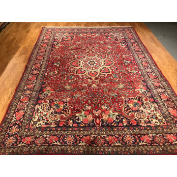 6.8 x 9.10  Vintage 100% Wool Hand Knotted Area Rug 415097 Montaage Inc. image 4