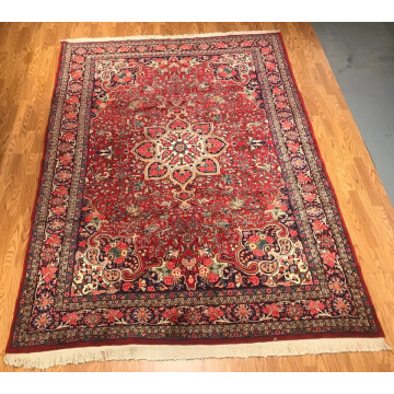 6.8 x 9.10  Vintage 100% Wool Hand Knotted Area Rug 415097 Montaage Inc. image 2