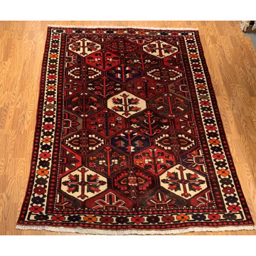 6.8 x 10.3 Vintage Hand Knotted 100% Wool Vegetable Dye Area Rug 415163 Montaage Inc. image 4