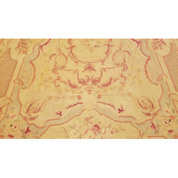 6 x 9 Hand woven French Aubusson Weave 100% wool Area rug 415222 Montaage Inc. image 5