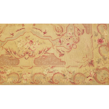 6 x 9 Hand woven French Aubusson Weave 100% wool Area rug 415222 Montaage Inc. image 6