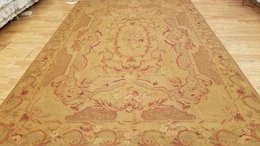 6 x 9 Hand woven French Aubusson Weave 100% wool Area rug 415222 Montaage Inc. image 7