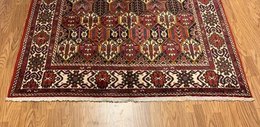 6.11 x 10.5 Vintage Hand Knotted 100% Wool Vegetable Dye Area Rug 415391 Montaage Inc. image 7