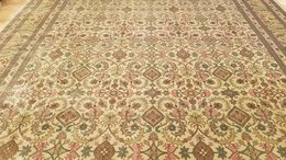 9 x 12 Ivory Top Quality Vegetable Dye  Hand Knotted Wool Oriental Rug 415721 Montaage Inc. image 2