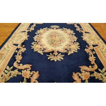 6 x 9 Hand Knotted French Aubusson 100% wool Area rug 415736 Montaage Inc. image 4
