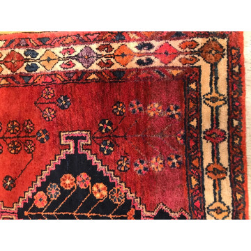 4.2 x 6.10 Vintage Tribal 100% Wool Hand Knotted Vegetable Dye Area Rug 415803 Montaage Inc. image 6