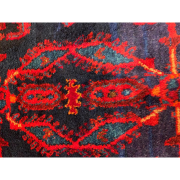4.2  x 6.9  Vintage Tribal Red 100% Wool Hand Made Rug Vegetable Dye 415845 Montaage Inc. image 7