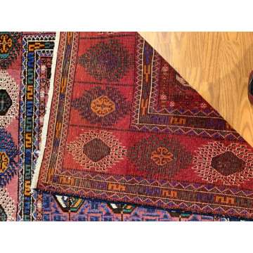 5.2 x 9.6 Vintage Hand Knotted 100% Wool Vegetable Dye Area Rug 416122 Montaage Inc. image 4